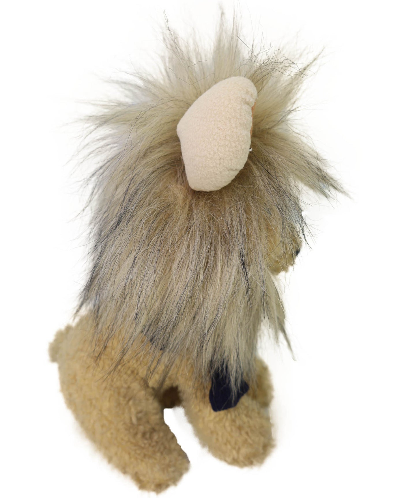 Wigs2you P-045 犬・猫用 ライオン風ふわふわペットウィッグ｜合成ダークブロンド・やわらか布キャップ付き｜耐熱性・かわいいコスチューム帽子