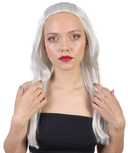 Wigs2you ハロウィンとパーティー プレミアム レディース H-495 ブロンド 氷の女王ウィッグ ハンツマン 冬の戦争