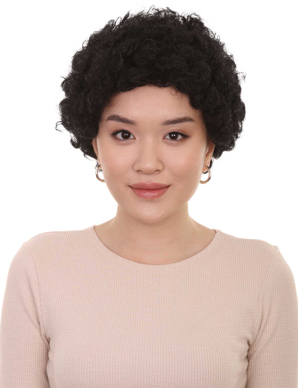 Wigs2you ハロウィンパーティープレミアムレディース H-561 ブラック "Afro" ウィッグ