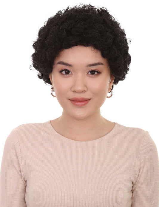 Wigs2you ハロウィンパーティープレミアムレディース H-561 ブラック "Afro" ウィッグ