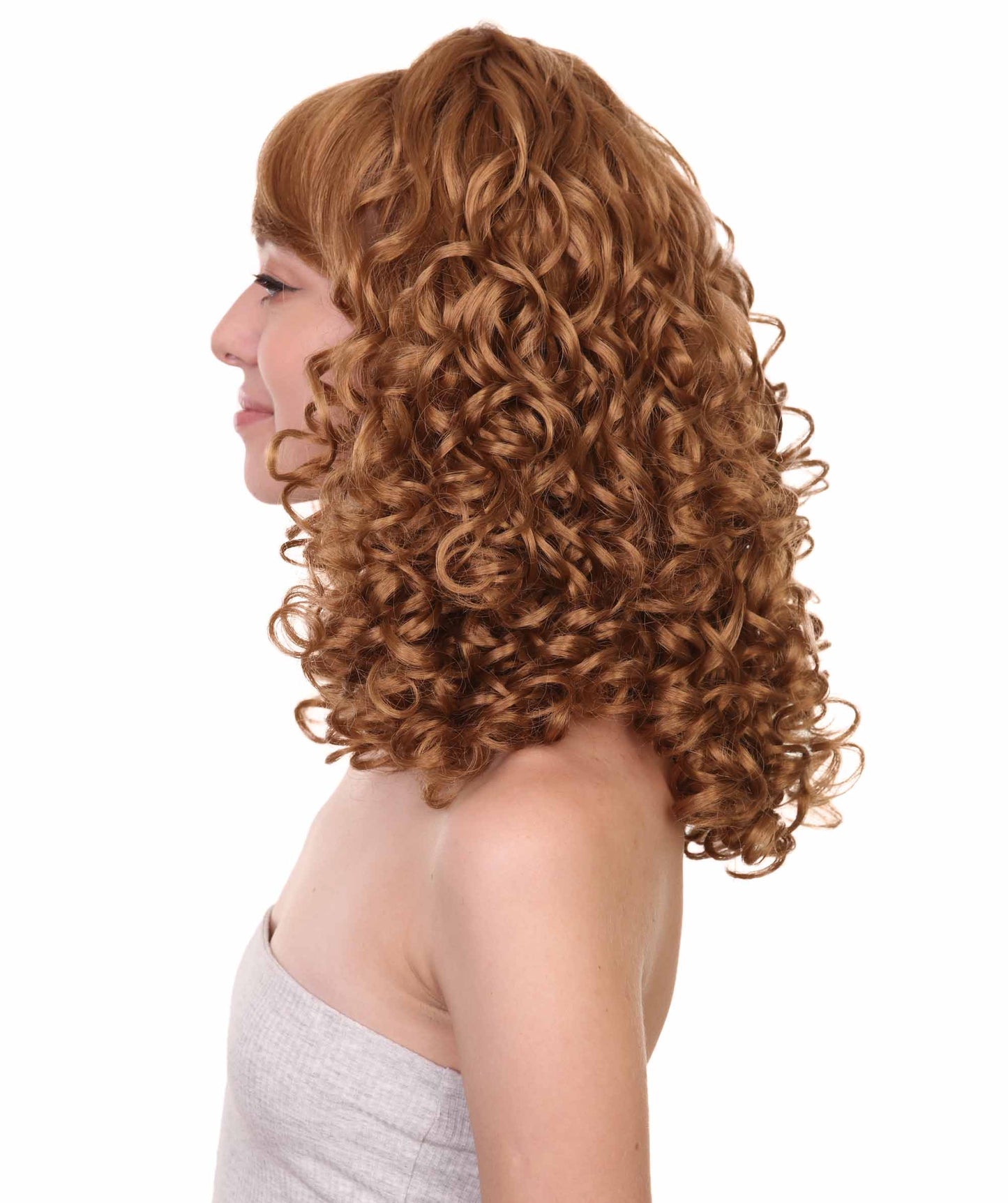 レディース ミス・チーヴァス ハーレークインウィッグ H-4647 マルチカラー TV/映画ウィッグ プレミアム通気性キャップレスキャップ