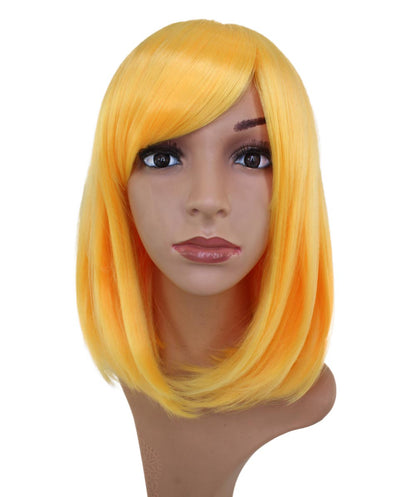 Wigs2You ミディアムストレートウィッグ サイドバング付き フルウィッグ 耐熱ファイバー製 コスプレ・イベント用 - サンディブラウン C-069