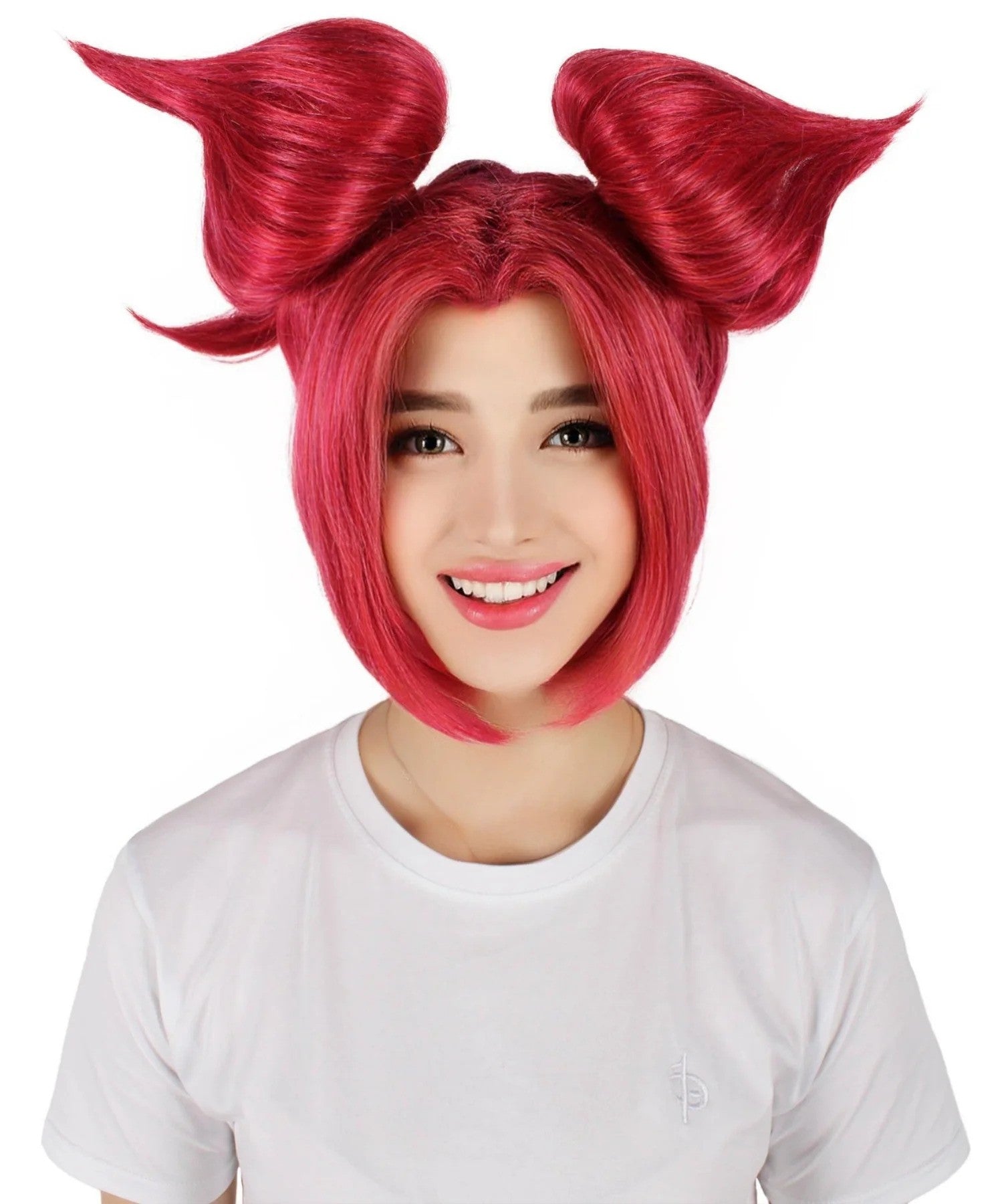 Wigs2you レンガ色ツイストポニーテールウィッグ H-6448 コスプレ＆ハロウィンコスチュームウィッグ I プレミアム合成繊維 通気性キャップ付き