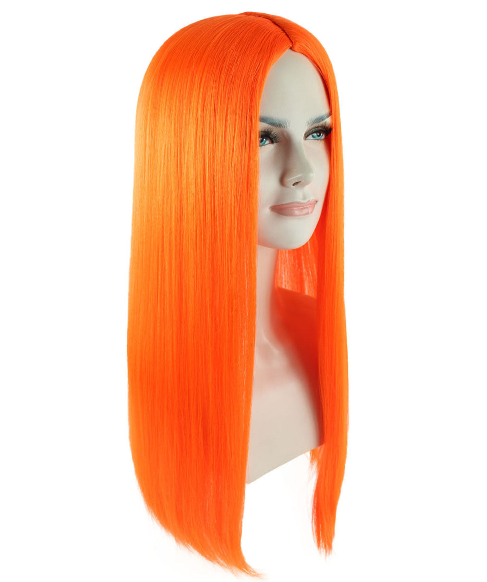 Wigs2you ハロウィンパーティープレミアム H-885 悪の花嫁 II 女性ウィッグ ネオンオレンジ色