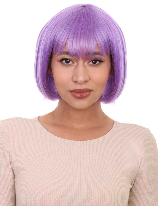 Wigs2you ハロウィンパーティープレミアムレディース H-543 パープル "ウィッチ" ボブウィッグ
