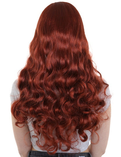 Wigs2you ハロウィン パーティー プレミアム レディース H-1450 簡単に着用でき 快適なフィット感のダーク オーバーン 誘惑者スタイル ウィッグ