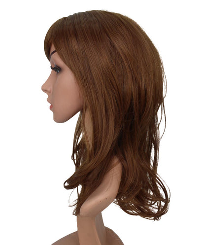 エアリーカールが可愛い！ふわふわヘアで柔らかな女の子に  耐熱です ウィッグネット付き W-537