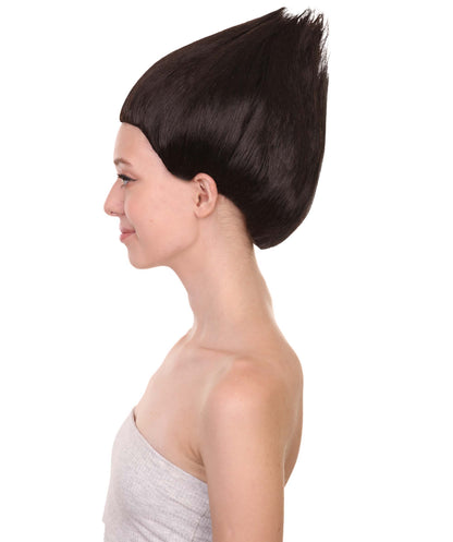Wigs2you ハロウィンパーティープレミアム H-1802 着け心地が良い とても快適 女性用コスプレウィッグ ブラック トロールズスタイル