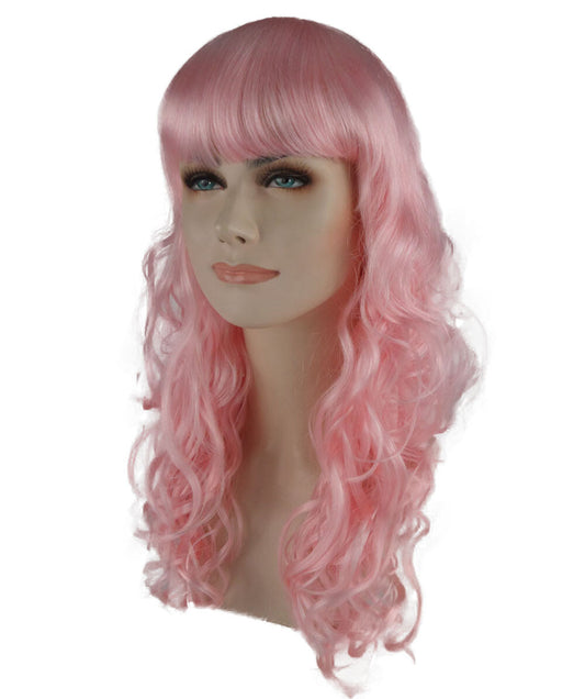 Wigs2you ハロウィン パーティー プレミアム H-825 バットマン 女性ジョーカー ウィッグ ソフトピンク色