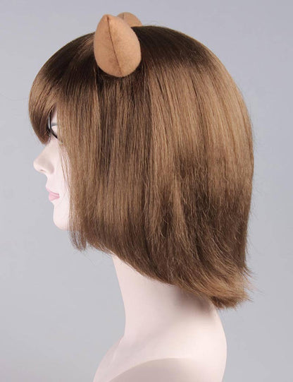 H-304鹿天使婦人用 茶色のコスプレかつらと耳 。