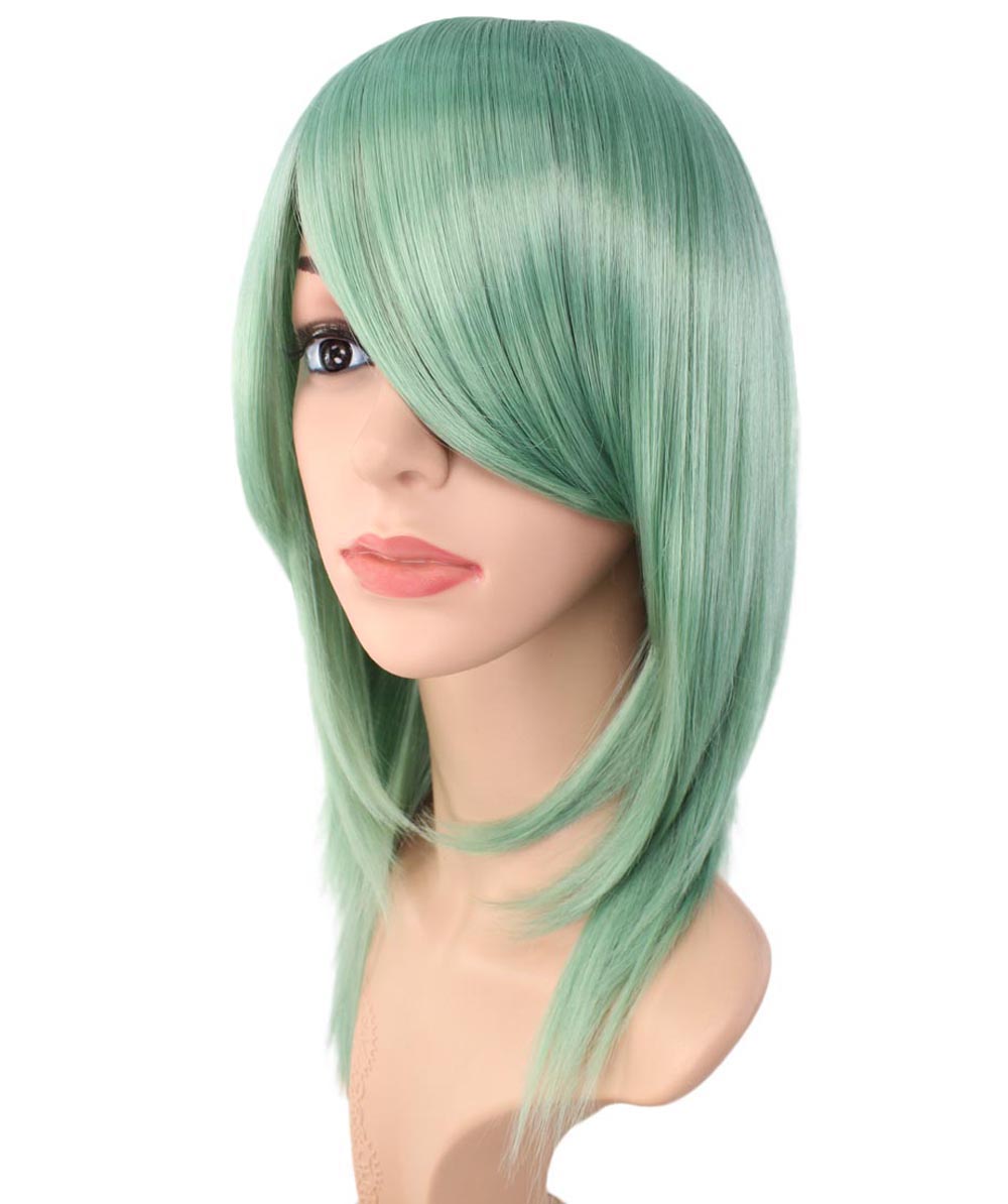 レディースファッション C-071 ロングストレート C-ワインレッド コスプレヒートスタイラブルウィッグ