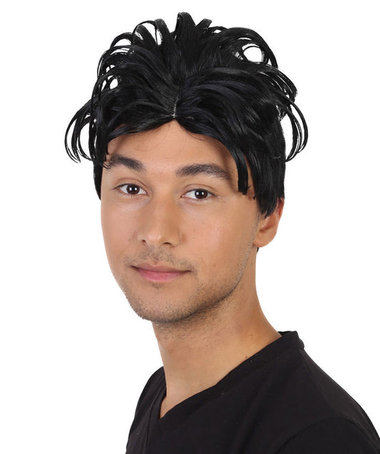 Wigs2you ハロウィンパーティープレミアム メンズ H-630 プリンスウィッグ ブラックカラー
