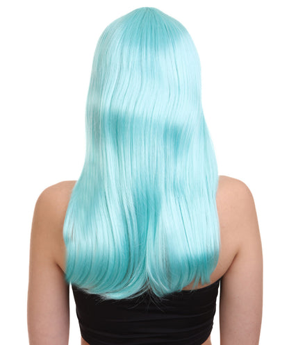 Wigs2you ハロウィン パーティー プレミアム レディース H-1046 とても快適なグラマー グリーン ウィッグ ブルー レイク色