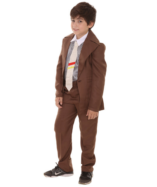 シンガー ボウイ JCP-028_7(Kids) コスプレコスチューム（子供用） ブラウン