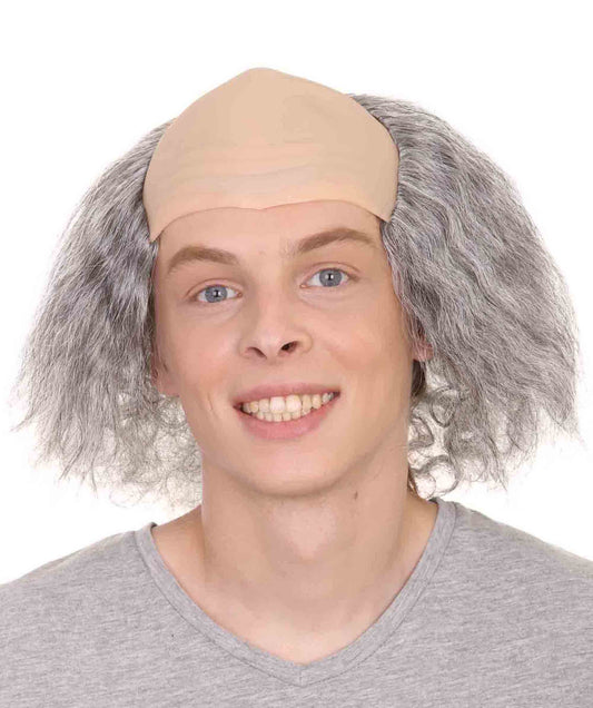 Wigs2you ハロウィンパーティー プレミアム メンズ H-642 ハゲ爺さんウィッグ グレー色