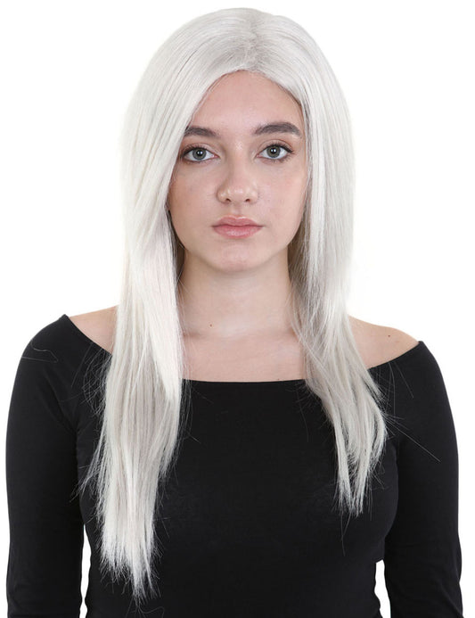 Wigs2you ハロウィンパーティープレミアム レディース H-671 ロング グレー ウィッグ