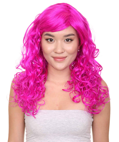 Wigs2you ハロウィンパーティープレミアムレディース H-1029 着用しやすい ベラウィッグ ネオンフューシャカラー