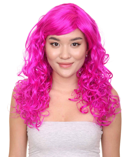 Wigs2you ハロウィンパーティープレミアムレディース H-1029 着用しやすい ベラウィッグ ネオンフューシャカラー