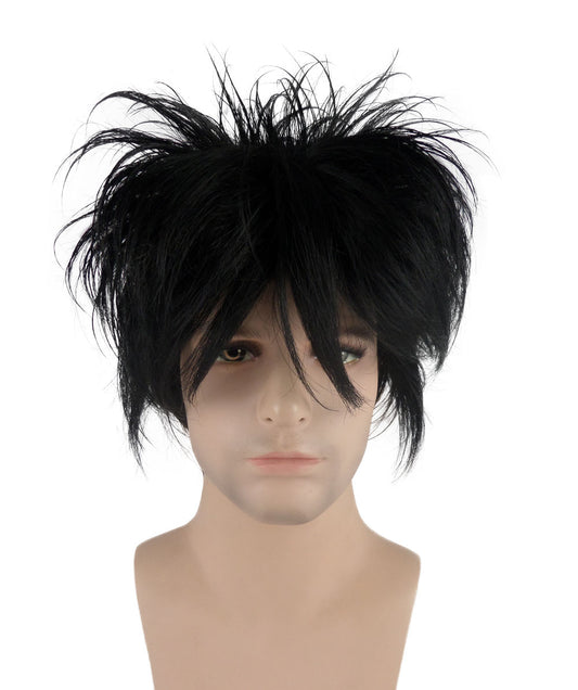 Wigs2you ハロウィンパーティー プレミアム メンズ H-645 シニスター アニメウィッグ ブラックカラー