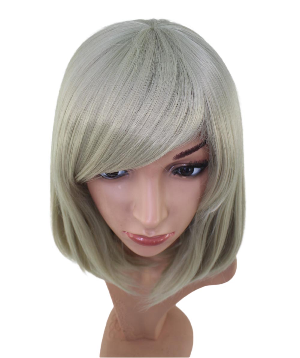 Wigs2You ミディアムストレートウィッグ サイドバング付き フルウィッグ 耐熱ファイバー製 コスプレ・イベント用 - サンディブラウン C-069