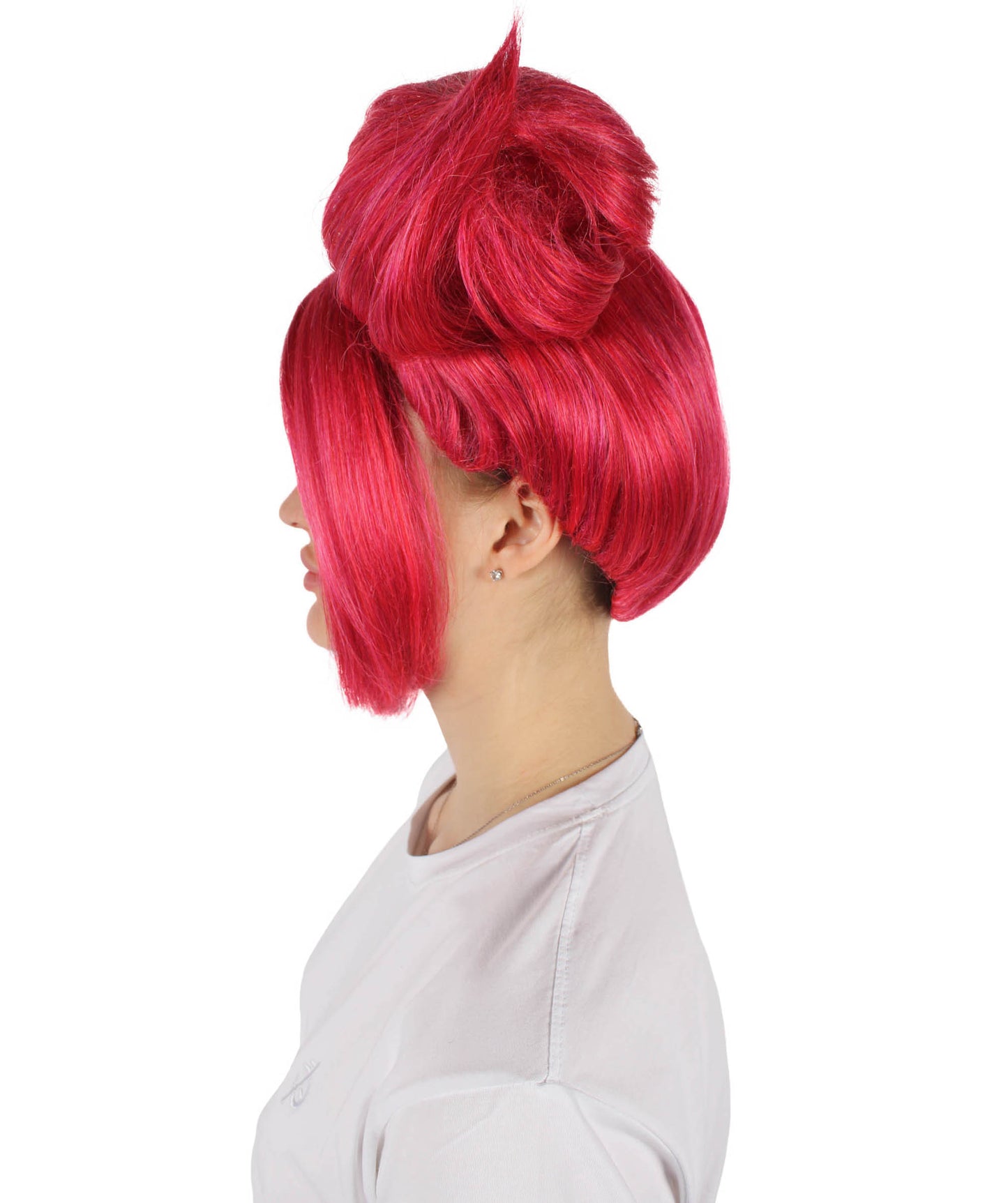 Wigs2you レンガ色ツイストポニーテールウィッグ H-6448 コスプレ＆ハロウィンコスチュームウィッグ I プレミアム合成繊維 通気性キャップ付き