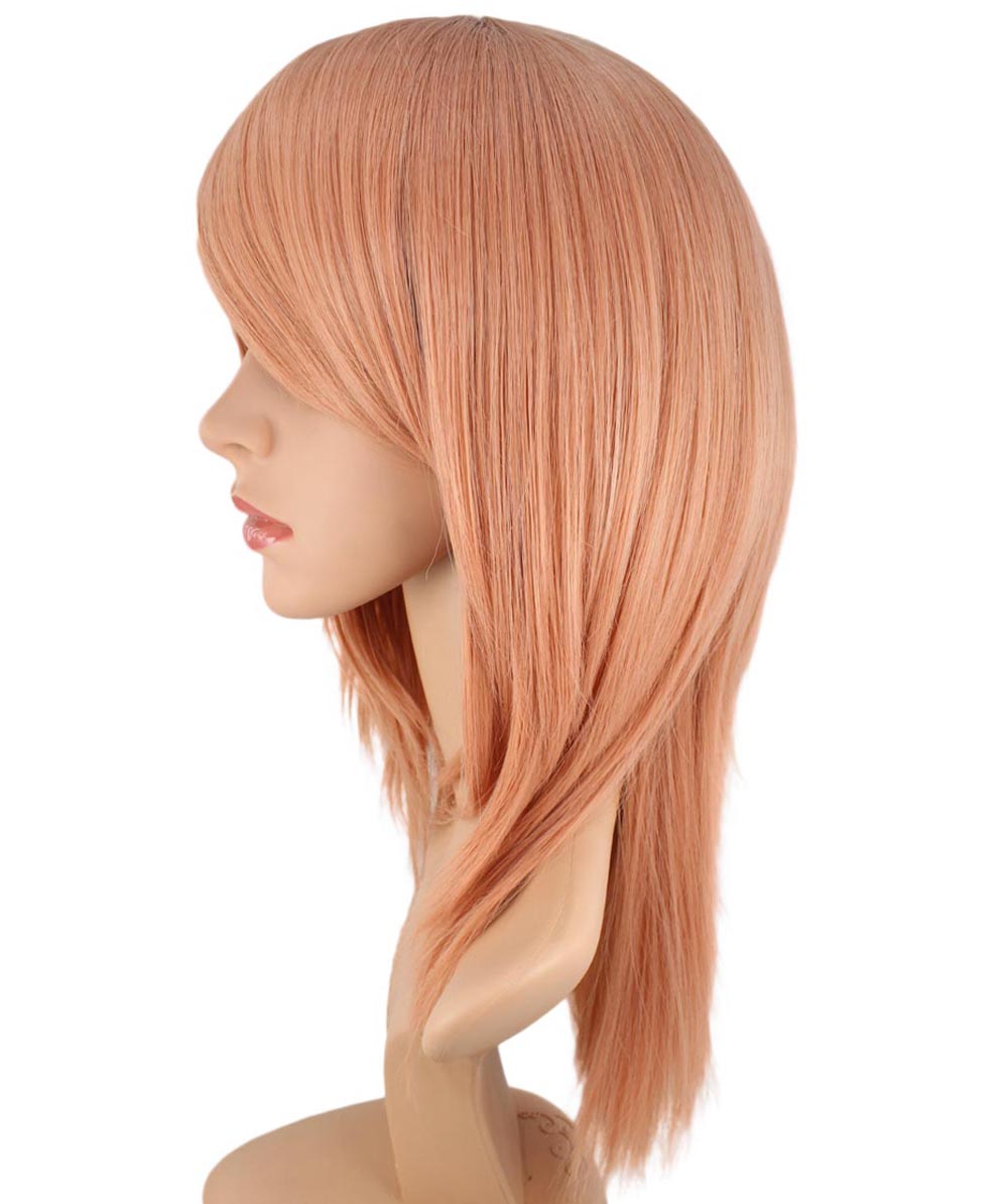 レディースファッション C-071 ロングストレート C-ワインレッド コスプレヒートスタイラブルウィッグ
