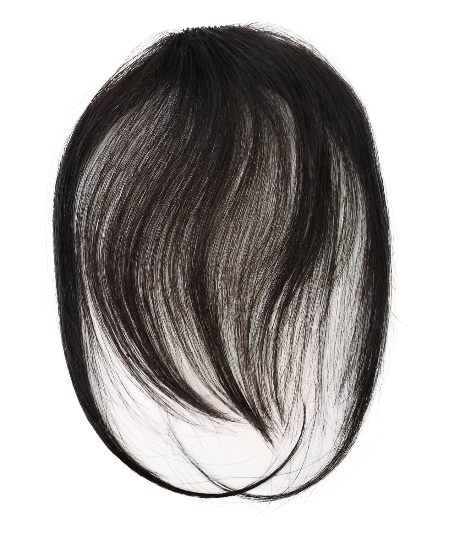 Wigs2you W-8474 女性用孔雀前髪ウィッグ – 100％人毛クリップインフリンジ 5〜9インチ – ナチュラル軽量ヘアピース