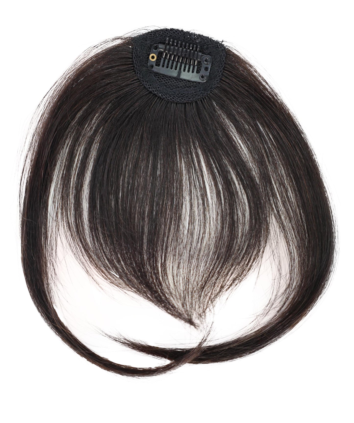 Wigs2you W-8473 女性用100％人毛部分ウィッグ – ナチュラル前髪ヘアピース 8インチ 軽量フリンジトップカバー