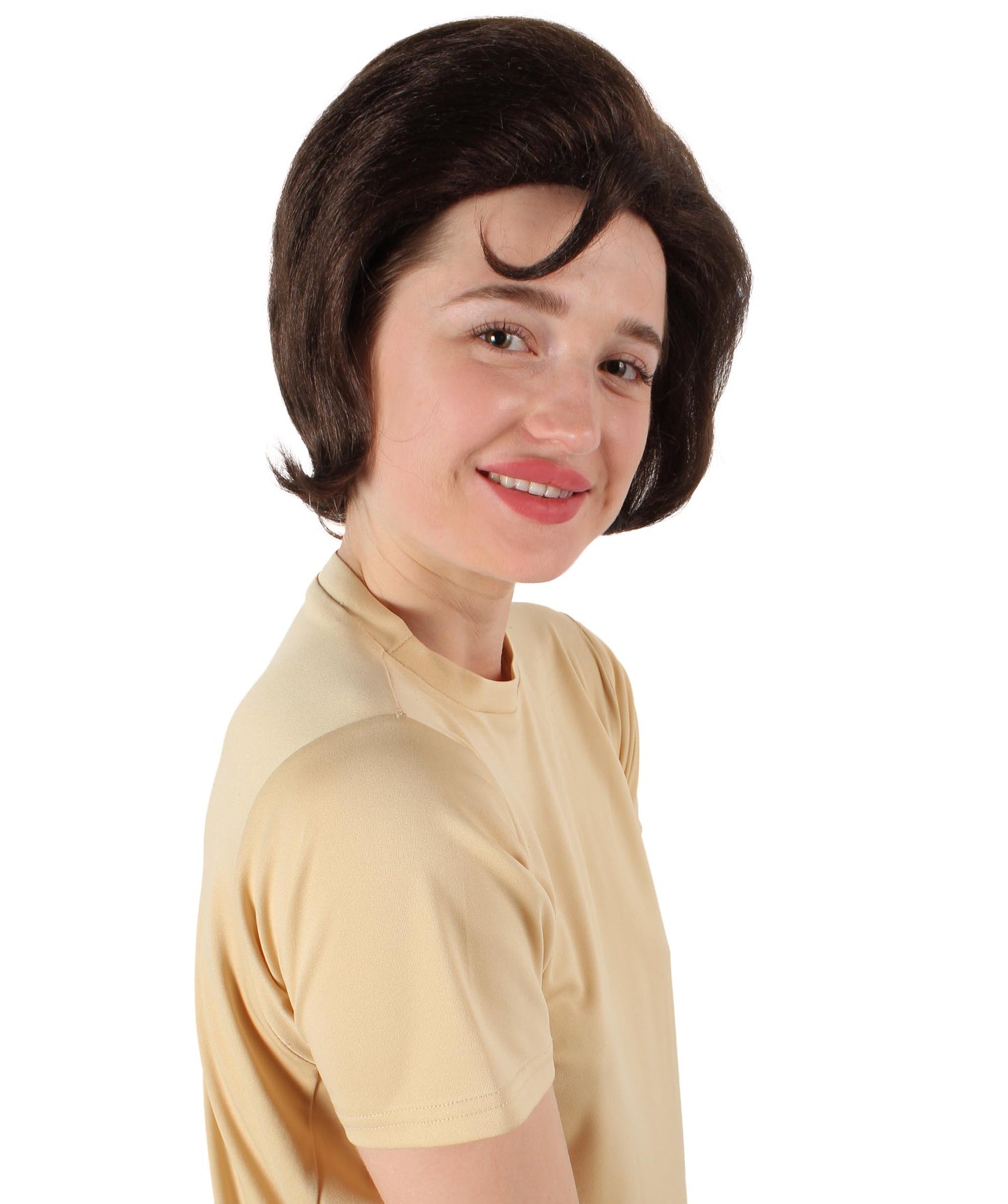 Wigs2you ハロウィンパーティープレミアムレディース ジャッキー・O ブラウンウィッグ H-5707