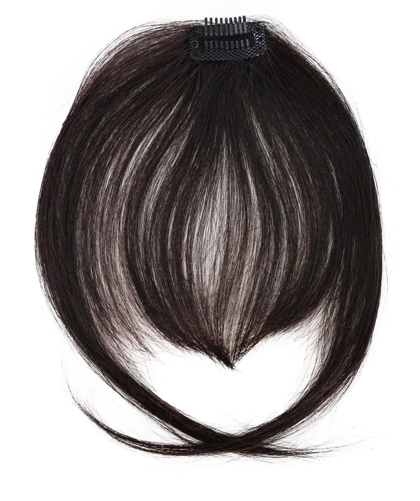 Wigs2you W-8477 女性用100％人毛前髪ウィッグ – ナチュラルフリンジヘアピース 8インチ – 軽量クリップイン部分ウィッグ