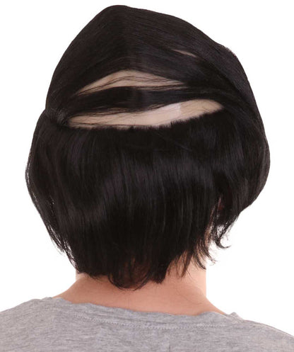 Wigs2you ハロウィンパーティープレミアム H-2145 コンボーバルド男性ブラックウィッグ あなたのためにカスタマイズ 男性の髪の部分の調整プロセス