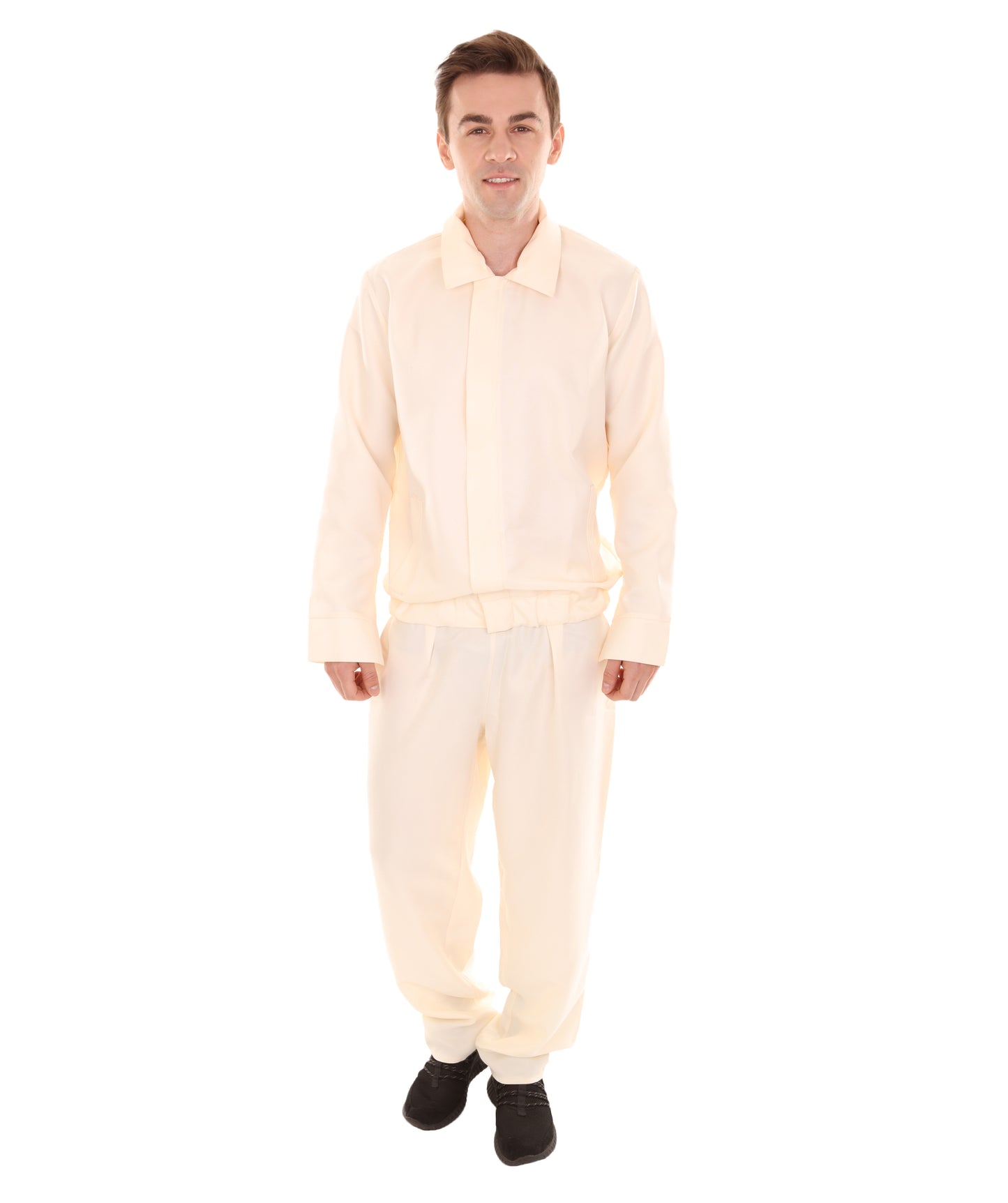 男性 JCP-202 のモダン80年代スポーツクリームコスチューム シャンパンモカシン コスプレコスチューム