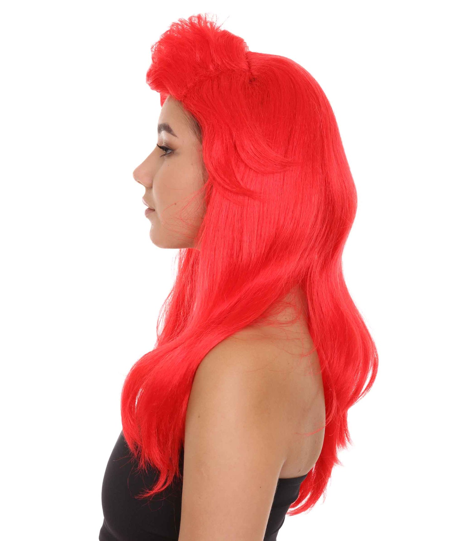 コスプレウィッグ 赤いマーメイドウィッグ H-2679 着用しやすい 現代の女性のための完璧なウィッグの選び方