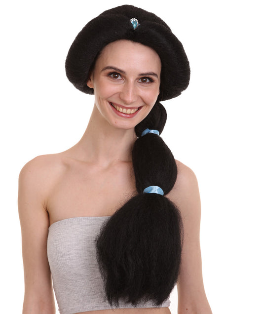 Halloween Party Premium Ladies H-4701 Wreck It Ralph 2 Princess Jasmine Braided Wig