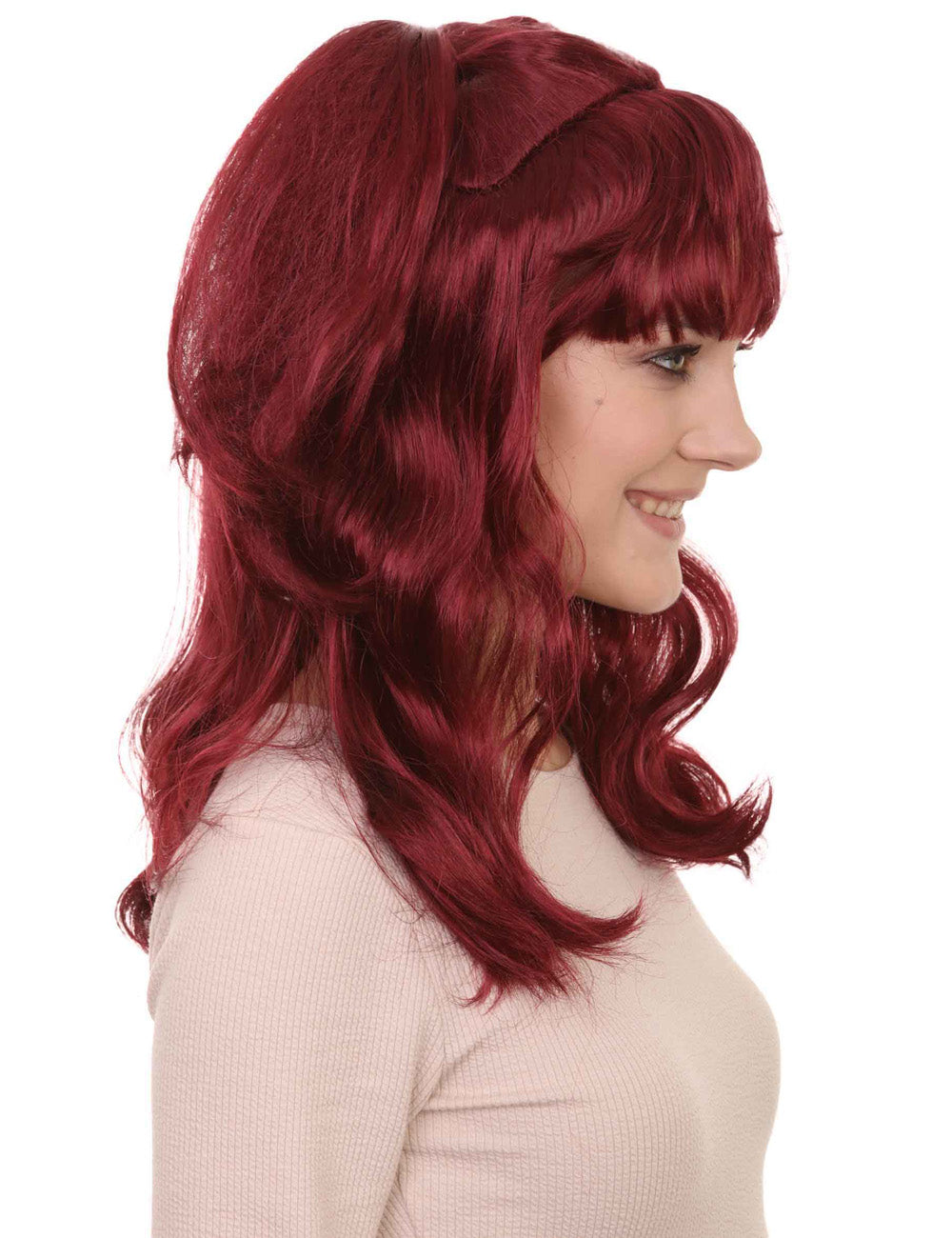 Wigs2you ハロウィンパーティープレミアム レディース H-771 バナナエンジェルウィッグ バーガンディカラー