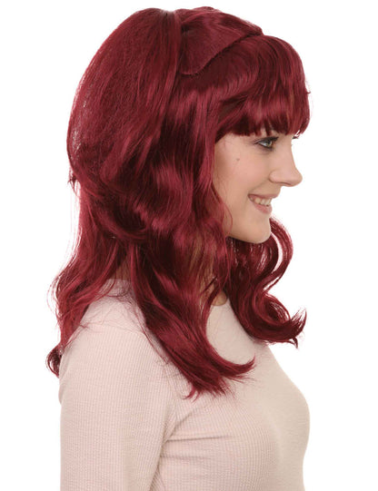 Wigs2you ハロウィンパーティープレミアム レディース H-771 バナナエンジェルウィッグ バーガンディカラー