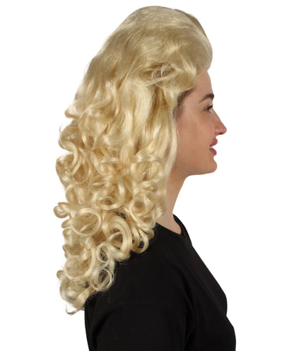 女性用トロールロングカーリーウィッグ ブロンド H-5247_BLD ファンシースタイル プレミアムハロウィンパーティーウィッグコレクション