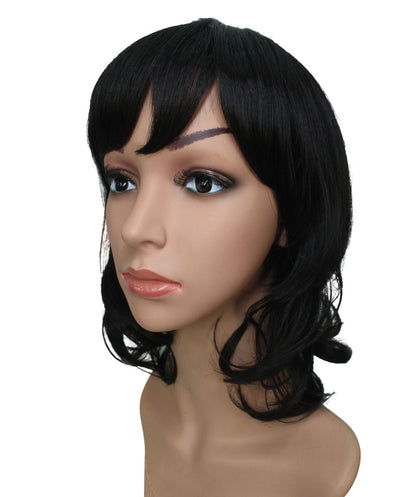 耐熱商品 | ミディアムウィッグ | エアリーカールで女子力UPする人気スタイル | アレンジ自由 | ウィッグネット付き W-160