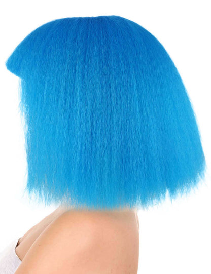 Wigs2you ハロウィンパーティープレミアムレディース H-1499 美しいルックを手に入れよう！ポップスターロイヤルブルーウィッグ