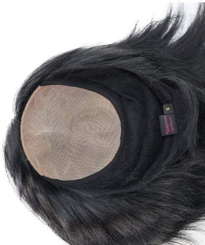 医療用ウィッグ、100%人毛、ショートボブ、ナチュラルブラック、手結びウィッグキャップ、Wigs2you HH-182 フレキシブルパーティング、通気性、自然な見た目、快適、女性用ウィッグ