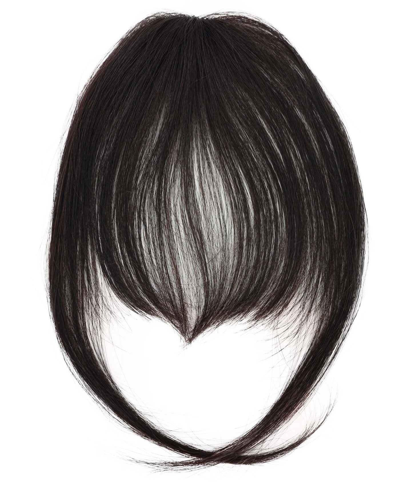 Wigs2you W-8477 女性用100％人毛前髪ウィッグ – ナチュラルフリンジヘアピース 8インチ – 軽量クリップイン部分ウィッグ