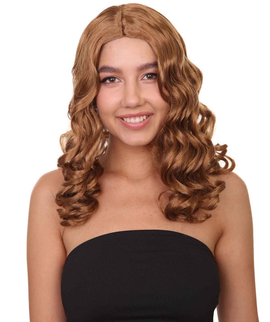 Wigs2you ハロウィンパーティープレミアムレディース H-1106 とても快適なアリスウィッグ 鏡の国のアリス Lt ブラウン色