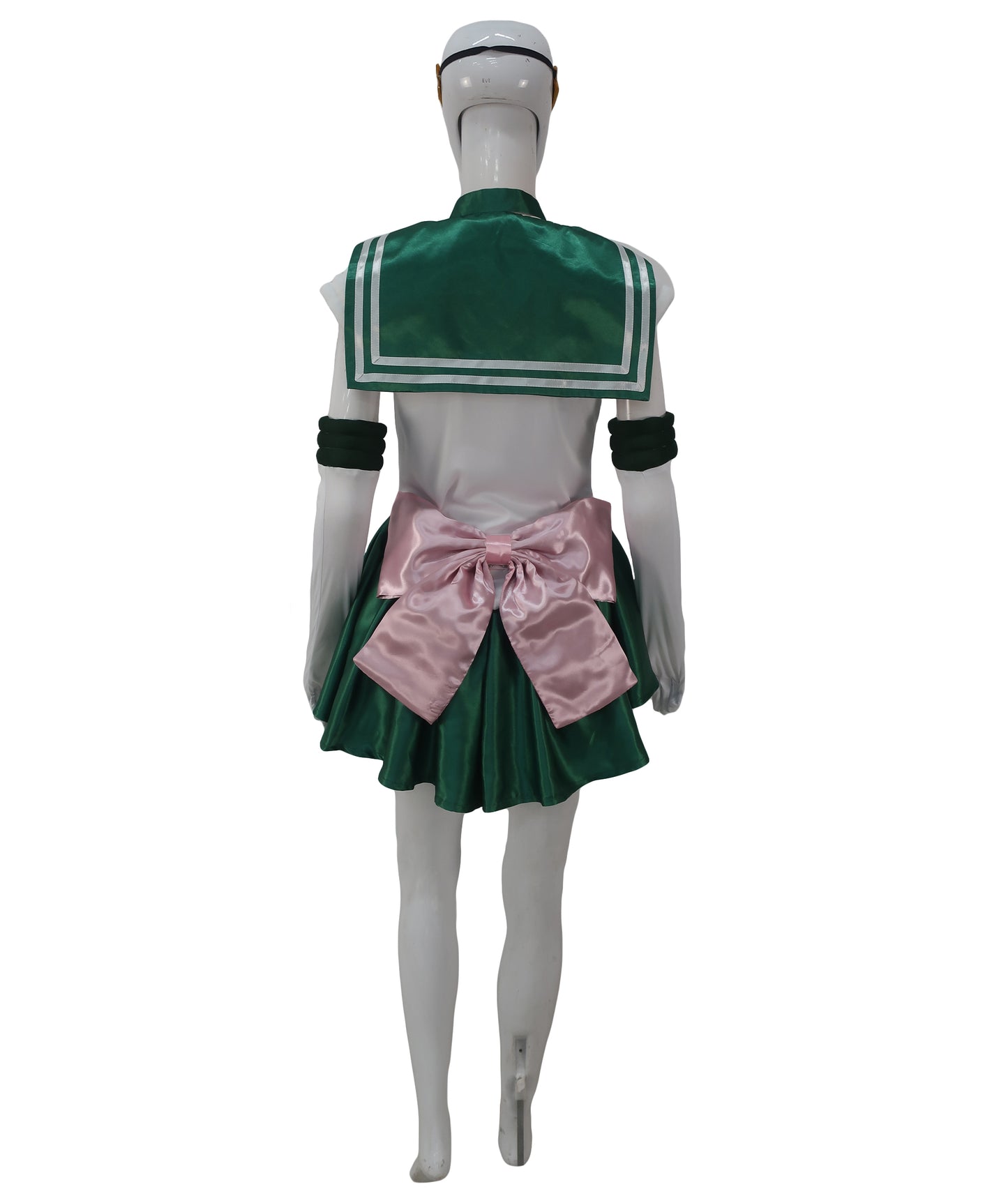 大人の女性用 JCA-048 セーラームーン（ジュピター） ダークグリーン ピンク ホワイト コスプレ衣装