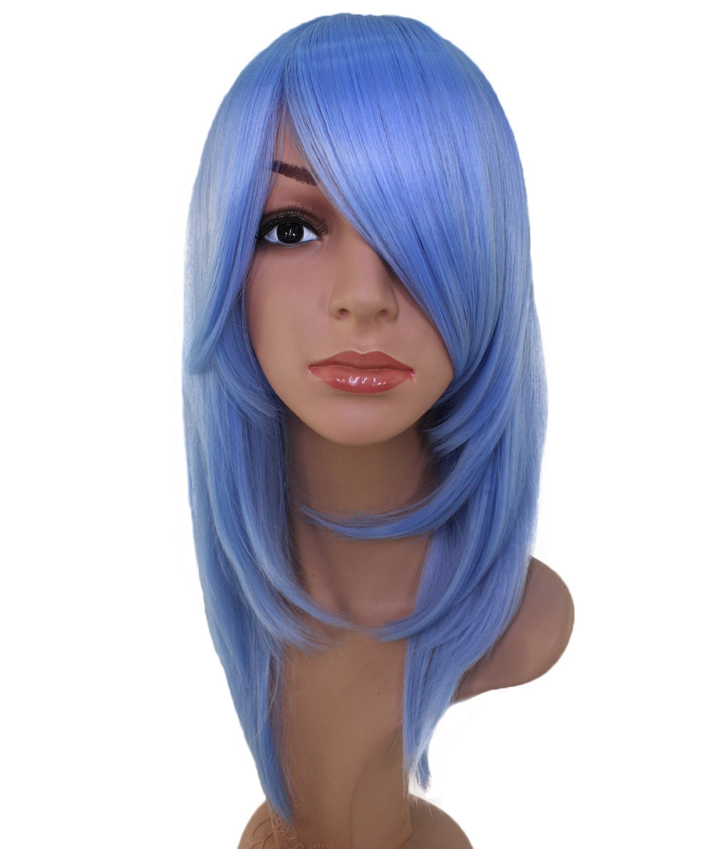 レディースファッション C-071 ロングストレート C-ワインレッド コスプレヒートスタイラブルウィッグ