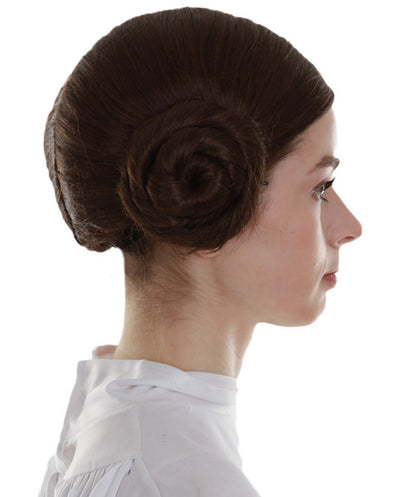 ハロウィンパーティープレミアム H-5283 女性用 ブラウン トレンディ スペースバンズウィッグ ブラウン