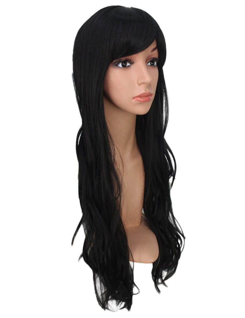 耐熱商品 ロングウィッグ ナチュラルウェーブで女の子らしいスタイルに 74cmで超ロング！ ウィッグネット付き W-519