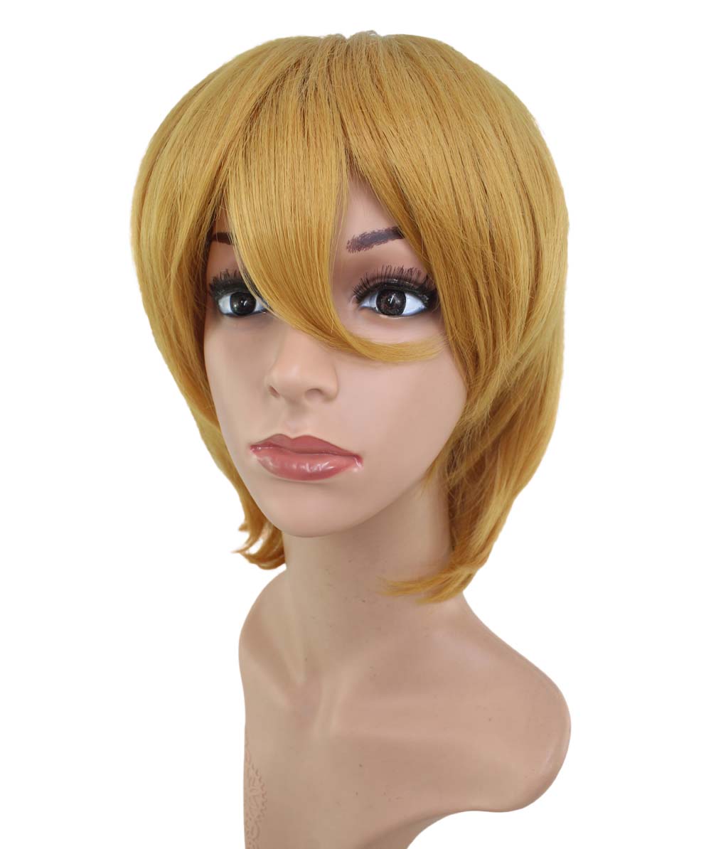 レディースファッション C-058 ミディアム C-ダークネイビー コスプレヒートスタイラブルウィッグ