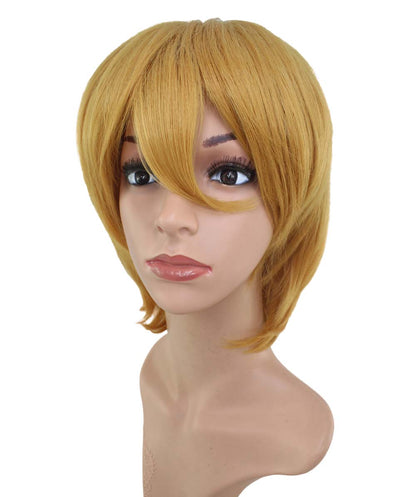 レディースファッション C-058 ミディアム C-ダークネイビー コスプレヒートスタイラブルウィッグ