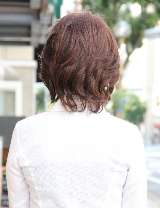 Mrs Styles ミディアム ウェービー HHB-024 BlendBloom バーサタイルヴィクセン 人毛ミックス クロージャ