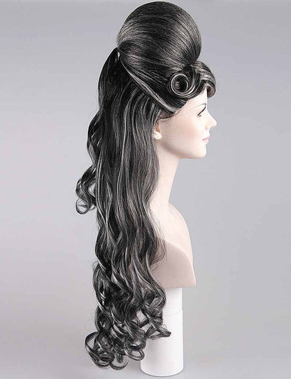 ルネッサンス レディ 女性用ウィッグ コレクション | ロングカーリーコロニアルコスプレハロウィンウィッグ | ウィッグ プレミアム通気性キャップレスキャップ H-404
